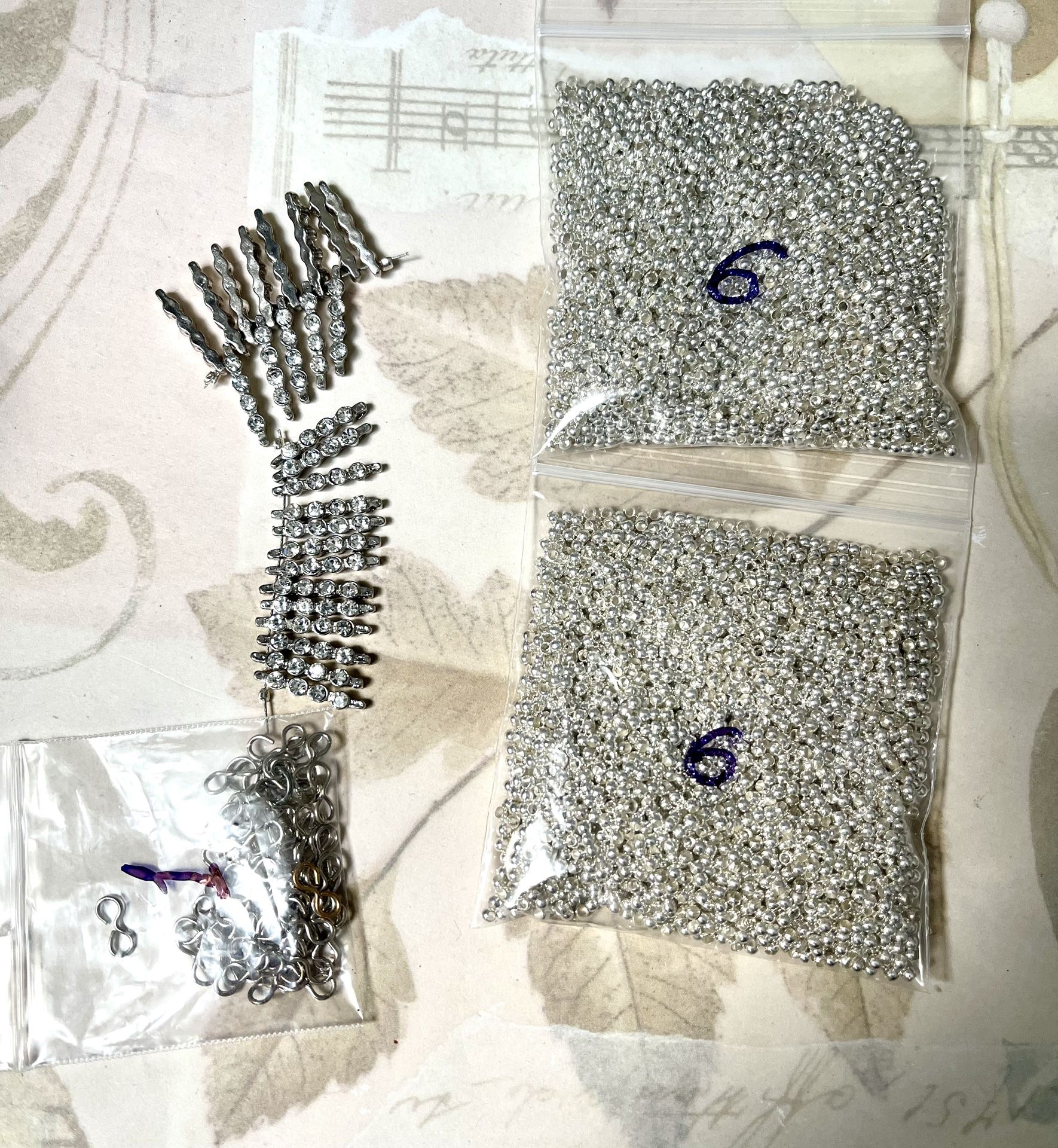 Jewelry Making Supplies, Crimp Beads, 8shape Infinity Connectors, 5 Holes Connectors
