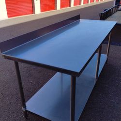 Stainless Steel Table 84"