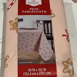 Ginger Bread Cookies PEVA TABLECLOTH