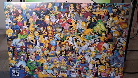 Simpsons Collectable Posterboard 25th Anniversary +