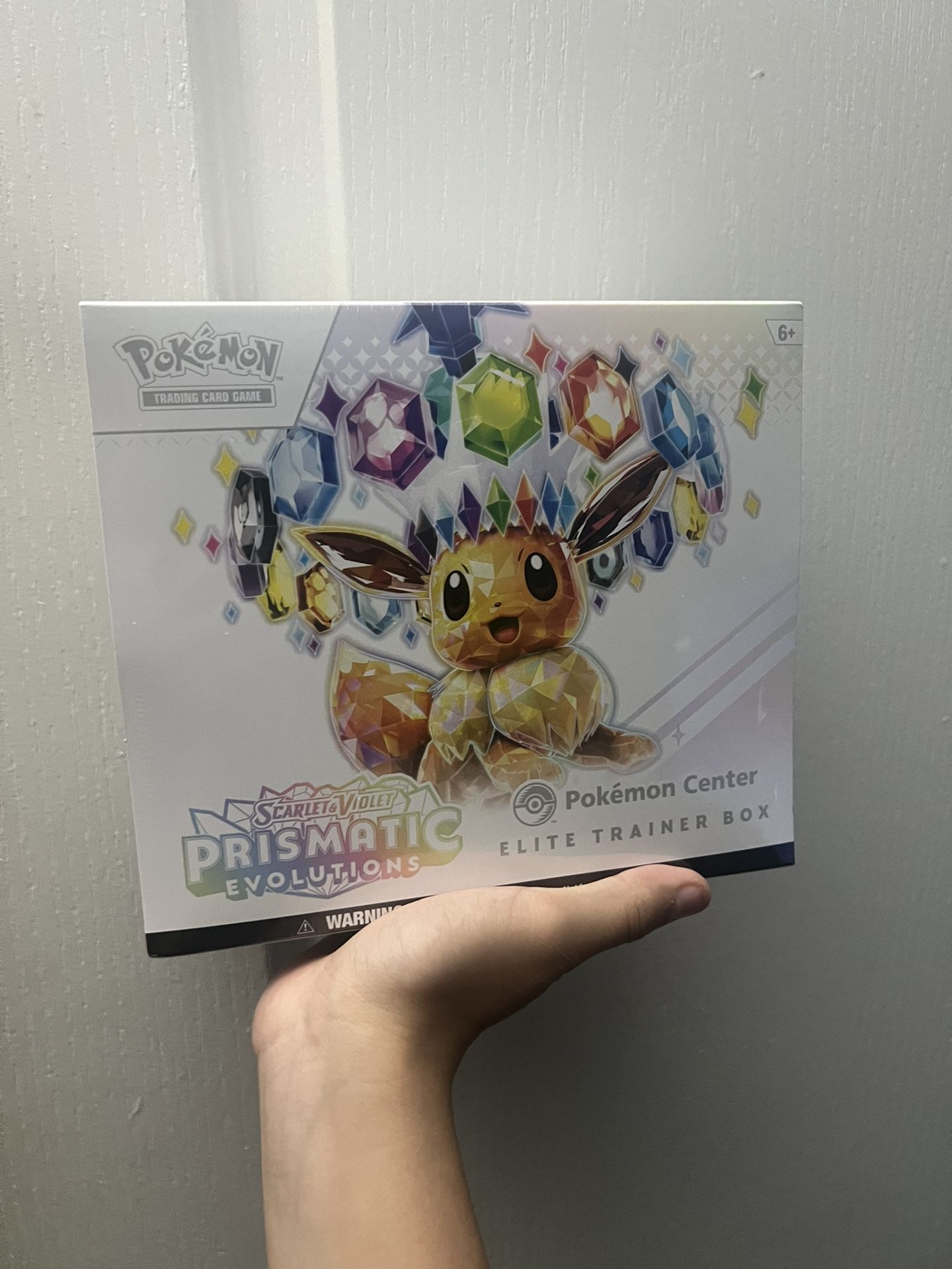 Prismatic evolution ETB Pokemon center
