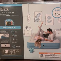 Intex inflatable mattress - Like new - $30