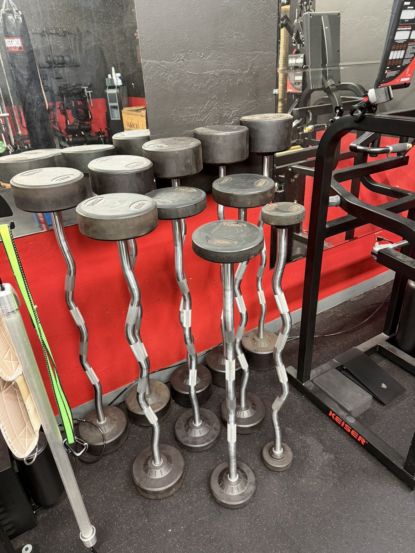 York Ez Bar Set 20-110 With Rack