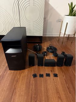 Bose Acoustimass 10 Series IV Home Entertainment Speaker System + the wall mounts