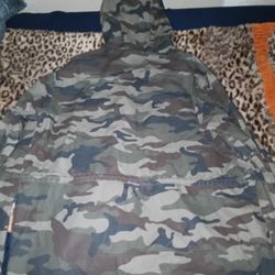 Arizona Army Raincoat $20