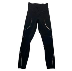 Lululemon Base Pace High Rise Reflective Tight Women 4 Black Leggings 25 Inseam