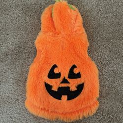 Pumpkin-Themed Pet Hoodie - Cozy, Adorable, and Perfect for Halloween