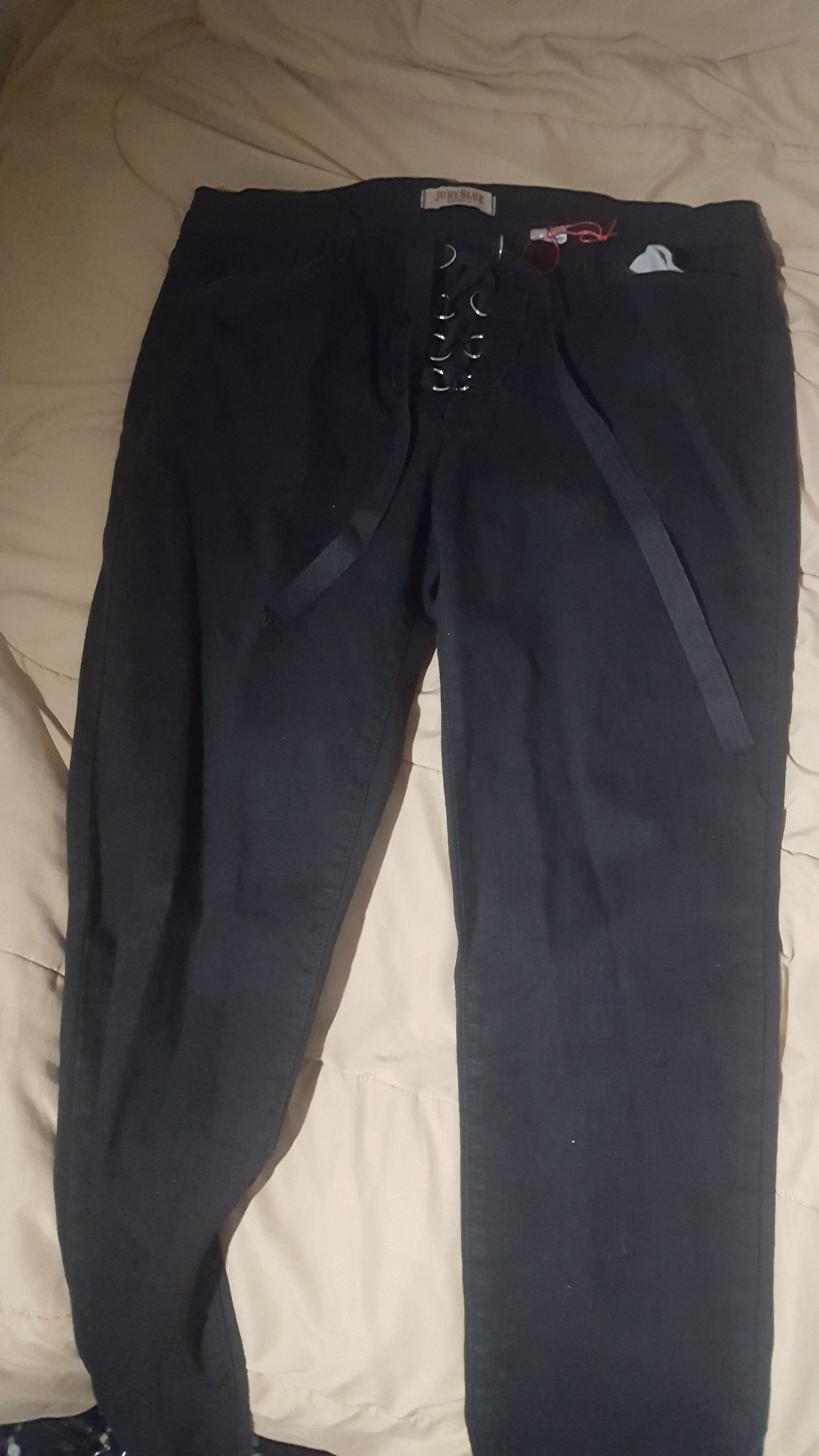 Judy blue lace up pants