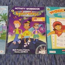 3 Childrens Activity Books