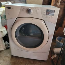 Whirlpool Gas Duett Clothess Dryyer White Front-Load