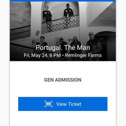 2 *Portugal. The Man* tickets for FRIDAY MAY 24