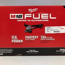 Milwaukee 2881-20 M18 18 volt Fuel 4 1/2 Grinder