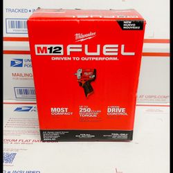 M12 FUEL 12V Lithium-Ion Brushless Cordless Stubby 3/8 in. Impact Wrench (Tool-Only)