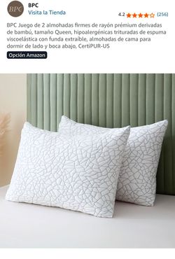 2 Pillows size queen