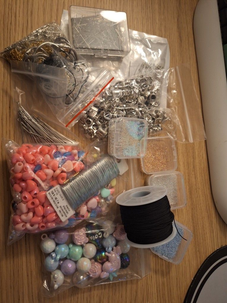 Various Jewelery Making and Art Supplies
