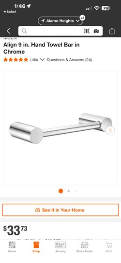 Moen Towel Bar
