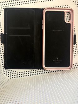 Kate Spade Folio iPhone Wallet Case Rose Gold