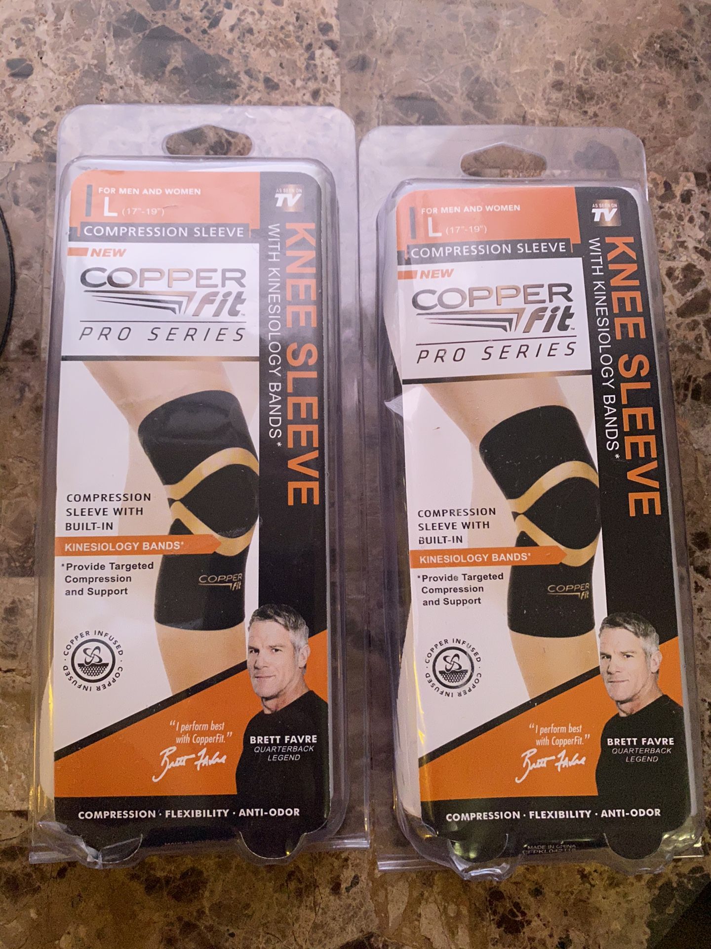 Copper fit Pro Series Compression Knee Sleeves