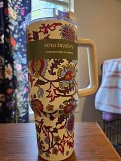 Vera Bradley XL stainless steel tumbler