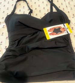 Small Blk DKNY one piece bathing suit