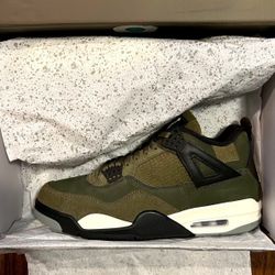 Air Jordan Retro 4 SE Craft Olive Size 11 OG ALL 