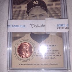 D.jeter penny card