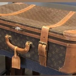 Vintage Louis Vuitton Stratos Suitcase Brown Monogram