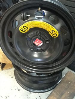 2 spare rims 5x114 I want 25 each
