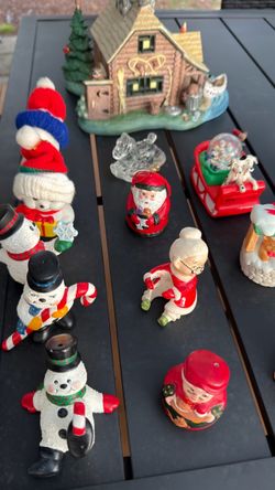 Vintage Christmas Figurine Collection