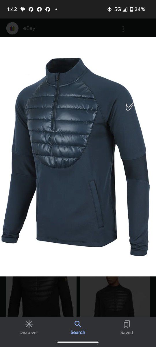 Nike Therma-fit Jacket Winter Worrior Drill Top