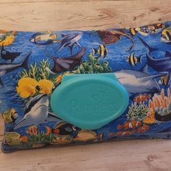 Ocean Pampers Wipes Cover 