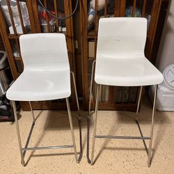White Bar Stools