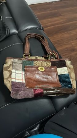 Coach Patchwork Signature Handbag