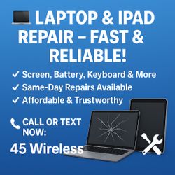 Laptop And iPad Repair