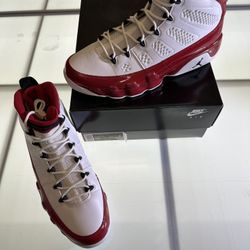 Jordan 9 “White Gym Red”