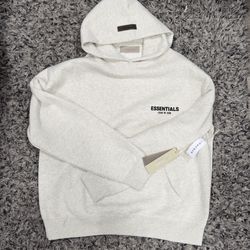 LIGHT OAT ESSENTIALS HOODIE
