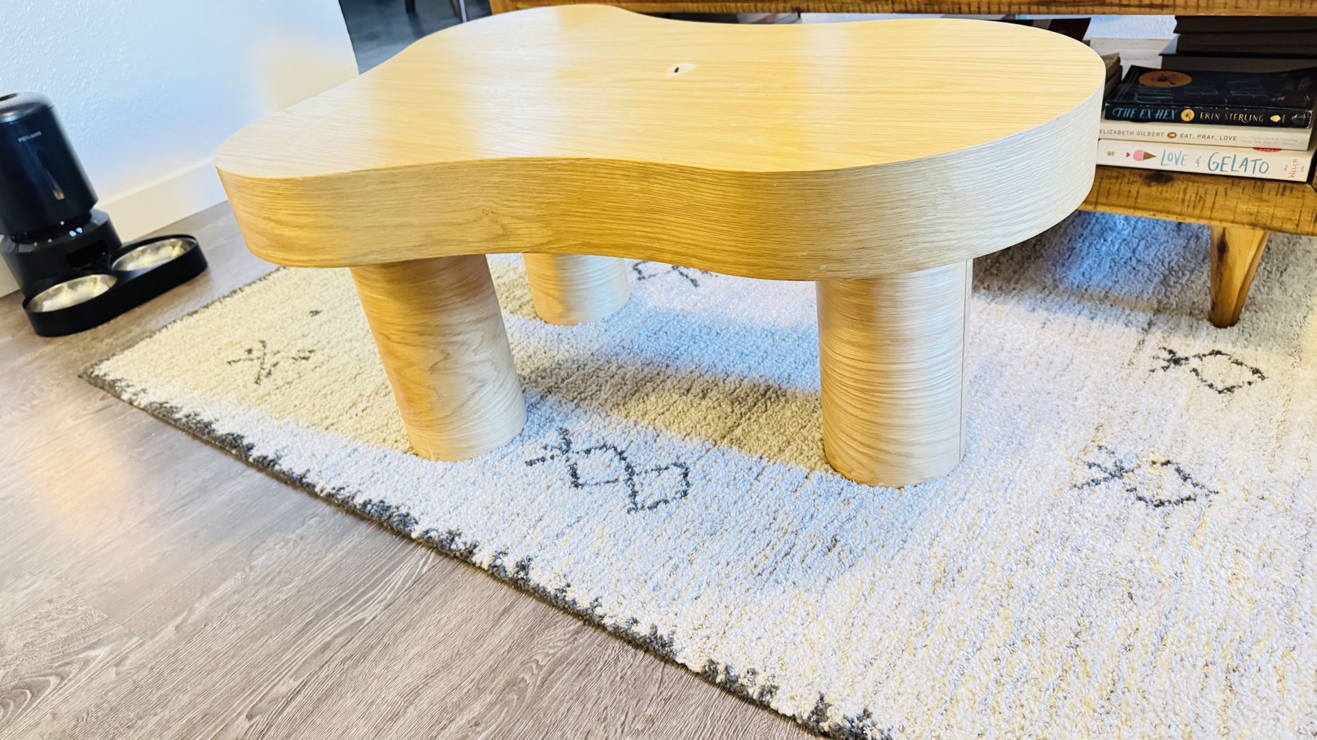Living Spaces- Cloud Shape Coffee Table. 