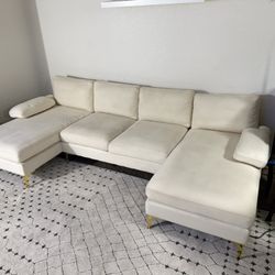 Beige Sofa 