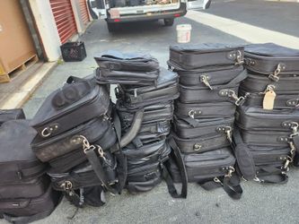 Compact travel bag with smart organization, lightweight design 100 pcs. $800 obo for lot.