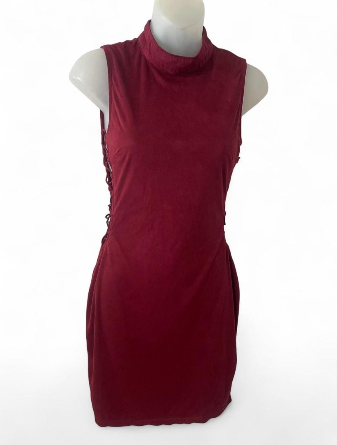 Size M Burgundy Mini Dress