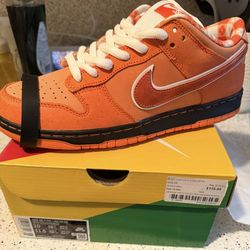 Nike sb orange lobster size 10  Ds 100% authentic