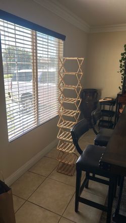 Bamboo shoe rack