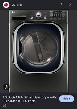 LG Washer & Dryer set including pedestals