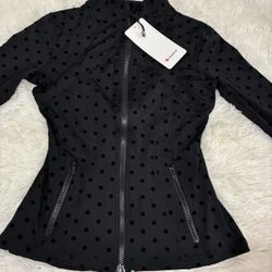 Polka Dot Lululemon Define Jacket Size 4 & 6 