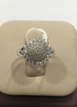 925 silver CZ ring