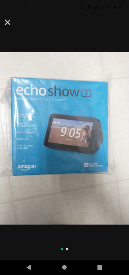 Brand New w/ Amazon Receipt Echo Show 5 Gen 3, 2024 Version