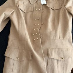 tan women's jacket New 