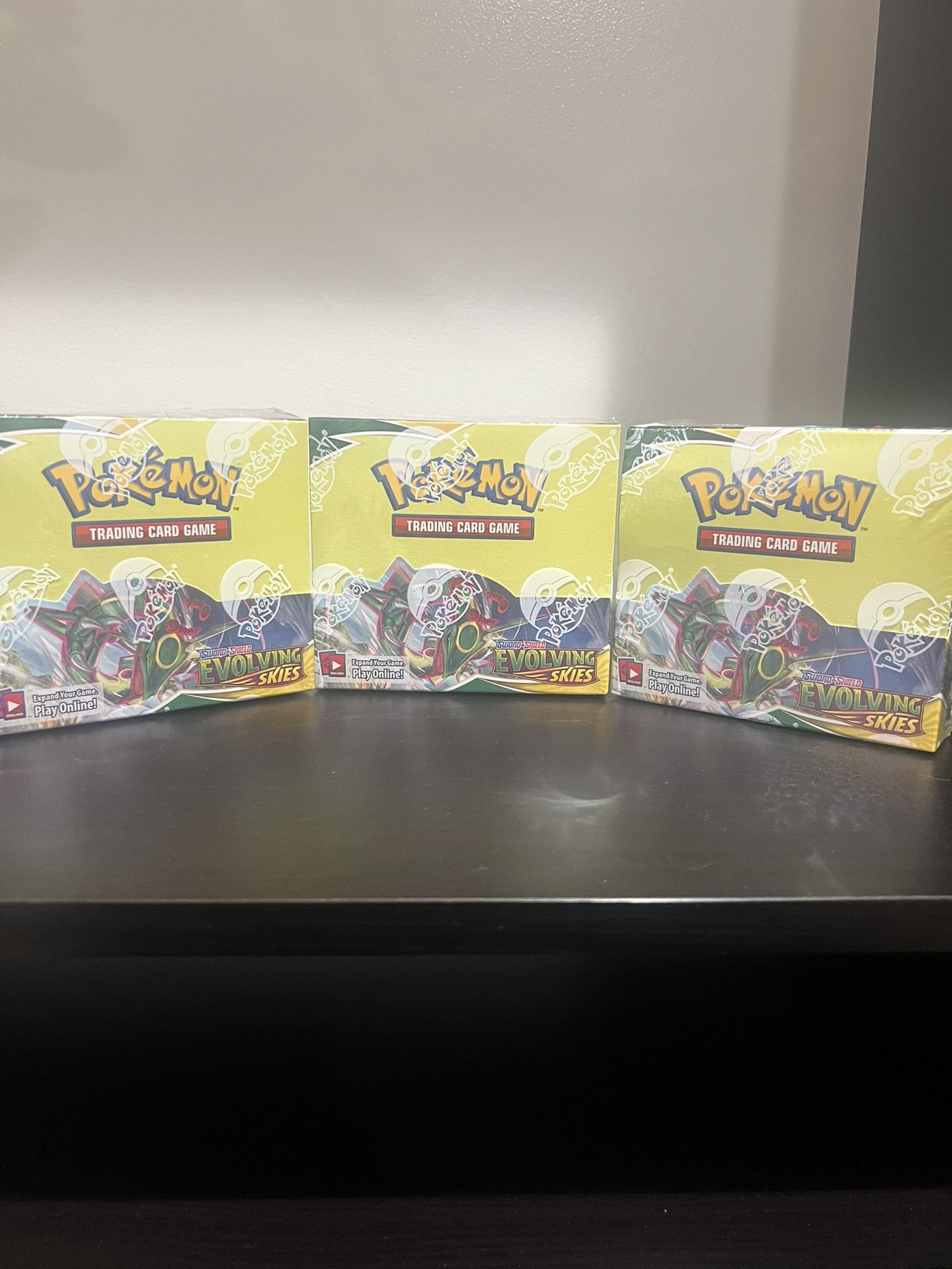 3 Evolving Skies Booster Boxes SEALED! Pick Up Only