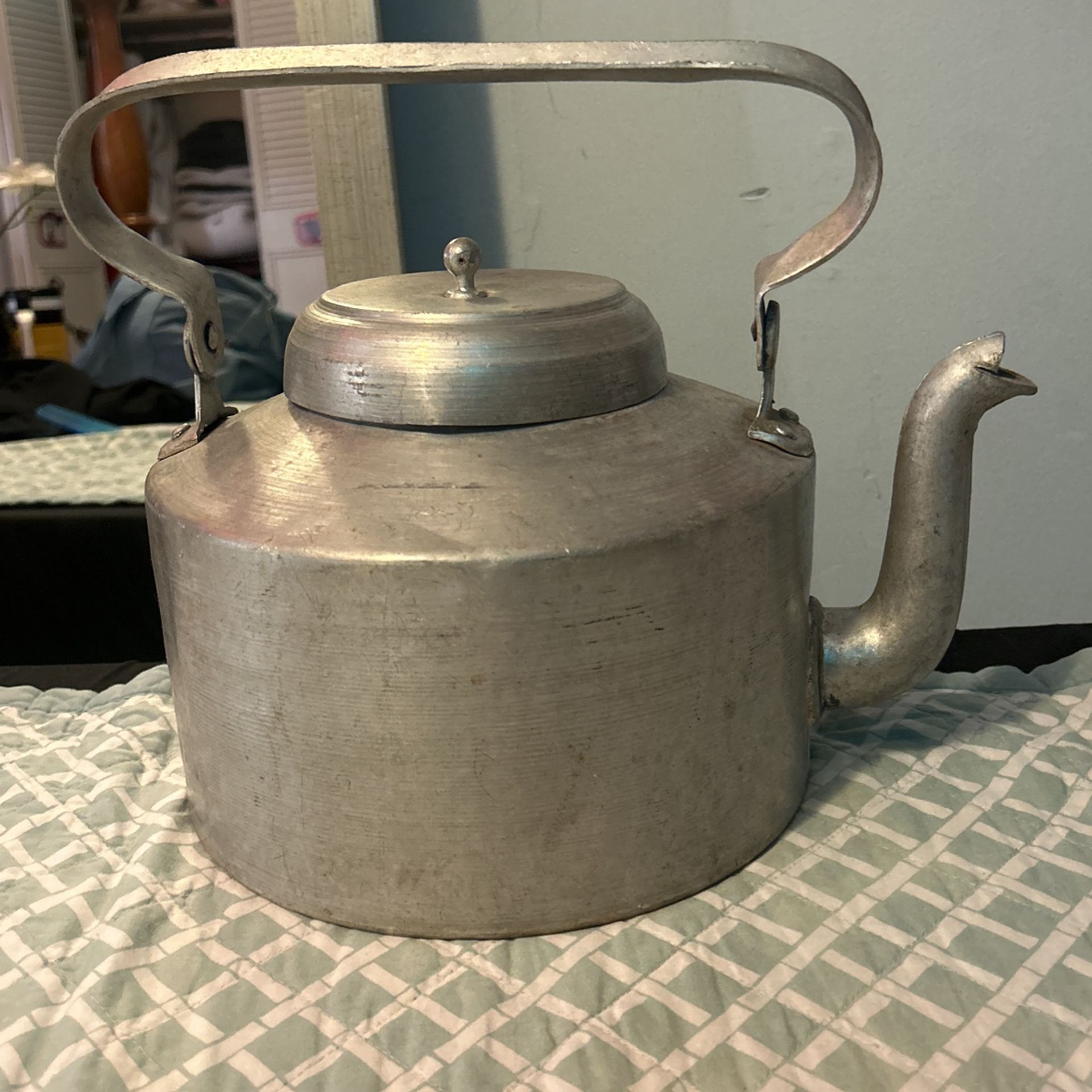 Antique Aluminum kettle