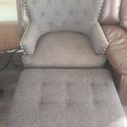Armchair With Ottoman